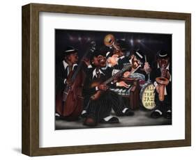 All That Jazz, Baby!-Leonard Jones-Framed Art Print