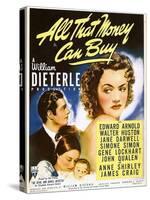 All That Money Can Buy (aka the Devil and Daniel Webster), James Craig, Anne Shirley, 1940-null-Stretched Canvas