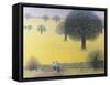 All That Yellow-Pat Scott-Framed Stretched Canvas