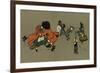 All the Animals at the Fancy Dress Ball-Cecil Aldin-Framed Premium Giclee Print