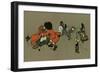 All the Animals at the Fancy Dress Ball-Cecil Aldin-Framed Art Print