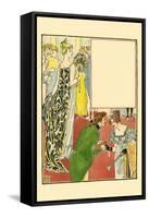 All the Days Arrived and Greeted Each Other-Walter Crane-Framed Stretched Canvas