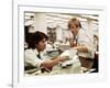 All The President's Men, Dustin Hoffman, Robert Redford, 1976-null-Framed Photo