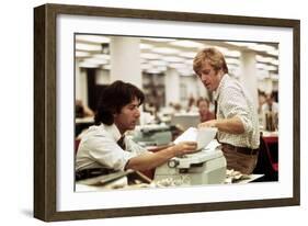 All the President's Men, Dustin Hoffman, Robert Redford, 1976-null-Framed Premium Photographic Print