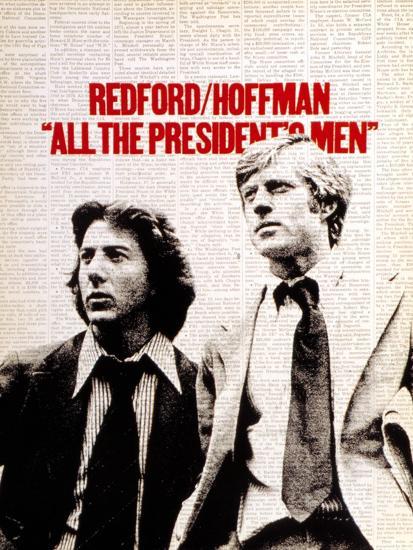 'All The President's Men, Dustin Hoffman, Robert Redford, 1976' Posters
