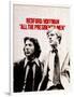 All The President's Men, Dustin Hoffman, Robert Redford, 1976-null-Framed Art Print