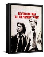 All The President's Men, Dustin Hoffman, Robert Redford, 1976-null-Framed Stretched Canvas