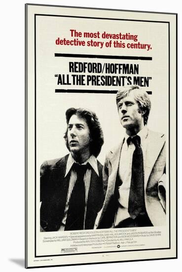 All the Presidents Men, 1976-null-Mounted Giclee Print