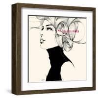 All the sky I need-Manuel Rebollo-Framed Art Print