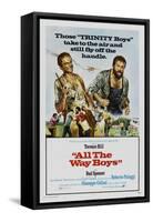 All the Way Boys, US poster, Terence Hill, Bud Spencer, 1972-null-Framed Stretched Canvas