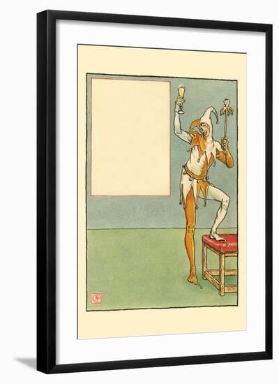 All the While Valentine's Day Flirted with May Slipping Her Love Letters under the Table-Walter Crane-Framed Art Print