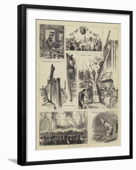 All the World at Paris, I-Sydney Prior Hall-Framed Giclee Print