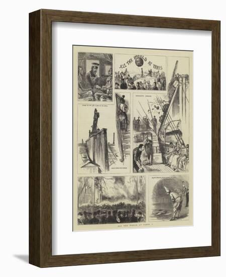 All the World at Paris, I-Sydney Prior Hall-Framed Giclee Print