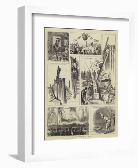 All the World at Paris, I-Sydney Prior Hall-Framed Giclee Print