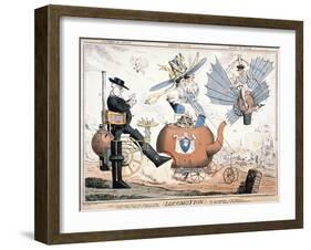 All the World's a Stage..., London, C1824-W Taylor-Framed Giclee Print