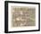 All the World's a Stage (Shakespeare) - 1892, Central London, United Kingdom Map-null-Framed Giclee Print