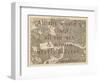 All the World's a Stage (Shakespeare) - 1892, Central London, United Kingdom Map-null-Framed Giclee Print