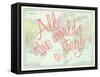 All the World's a Stage (Shakespeare) - 1913, World Map-null-Framed Stretched Canvas