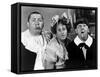 All the World's a Stooge, Curly Howard, Larry Fine, Moe Howard, 1941-null-Framed Stretched Canvas