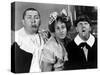 All the World's a Stooge, Curly Howard, Larry Fine, Moe Howard, 1941-null-Stretched Canvas