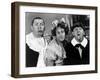 All the World's a Stooge, Curly Howard, Larry Fine, Moe Howard, 1941-null-Framed Photo