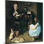 All The World’s Knowledge Can Now Be Yours (or The Perfect Audience)-Norman Rockwell-Mounted Giclee Print