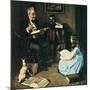 All The World’s Knowledge Can Now Be Yours (or The Perfect Audience)-Norman Rockwell-Mounted Giclee Print