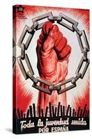 All the Youth United for Spain.-United Socialist Youth-Stretched Canvas