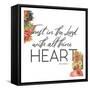 All Thin Heart-Jace Grey-Framed Stretched Canvas