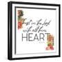 All Thin Heart-Jace Grey-Framed Art Print