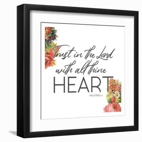 All Thin Heart-Jace Grey-Framed Art Print