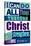 All Things Through Christ (blue)-null-Stretched Canvas