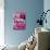 All Things Through Christ (pink)-null-Mounted Art Print displayed on a wall