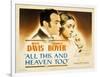 All This and Heaven Too, Charles Boyer, Bette Davis, 1940-null-Framed Photo