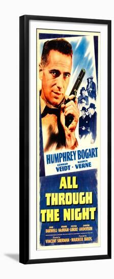 All Through The Night, Humprey Bogart, 1942-null-Framed Premium Giclee Print