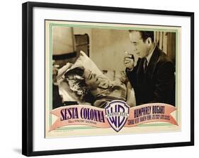 All Through the Night, Spanish Movie Poster, 1942-null-Framed Art Print