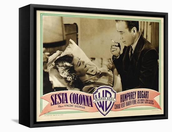 All Through the Night, Spanish Movie Poster, 1942-null-Framed Stretched Canvas