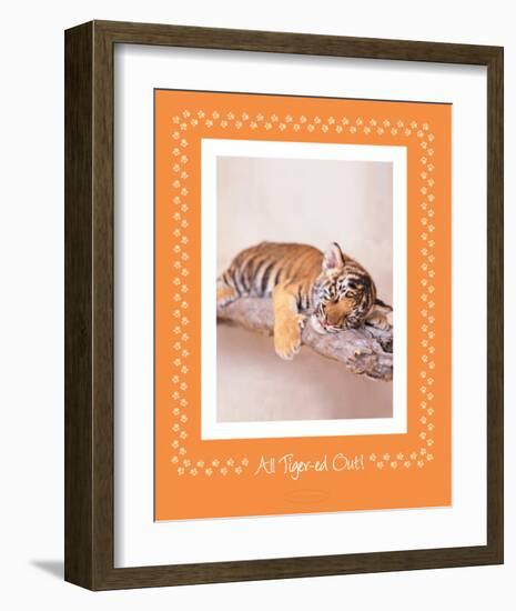 All Tiger-Ed Out-Rachael Hale-Framed Premium Giclee Print