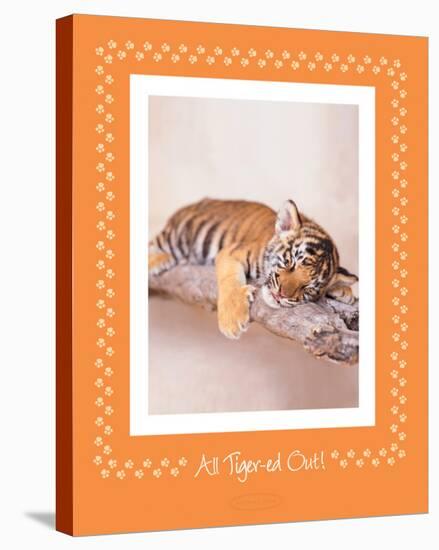 All Tiger-Ed Out-Rachael Hale-Stretched Canvas