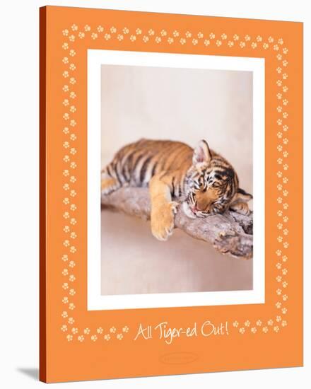 All Tiger-Ed Out-Rachael Hale-Stretched Canvas