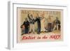 All Together! Enlist in the Navy-Reuterdahl-Framed Art Print