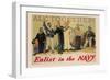 All Together! Enlist in the Navy-Reuterdahl-Framed Premium Giclee Print