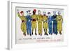 All Together, We Will Beat Them!, 2nd World War Postcard, C1941-1944-Jean Loup-Framed Giclee Print