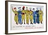 All Together, We Will Beat Them!, 2nd World War Postcard, C1941-1944-Jean Loup-Framed Giclee Print