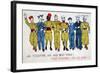 All Together, We Will Beat Them!, 2nd World War Postcard, C1941-1944-Jean Loup-Framed Giclee Print