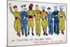 All Together, We Will Beat Them!, 2nd World War Postcard, C1941-1944-Jean Loup-Mounted Giclee Print