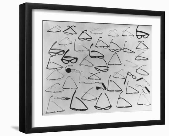 All Types of Eyeglasses-Ralph Morse-Framed Photographic Print