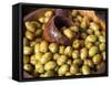 All Types of Olives for Sale at Borough Olives in Borough Market, London-Julian Love-Framed Stretched Canvas