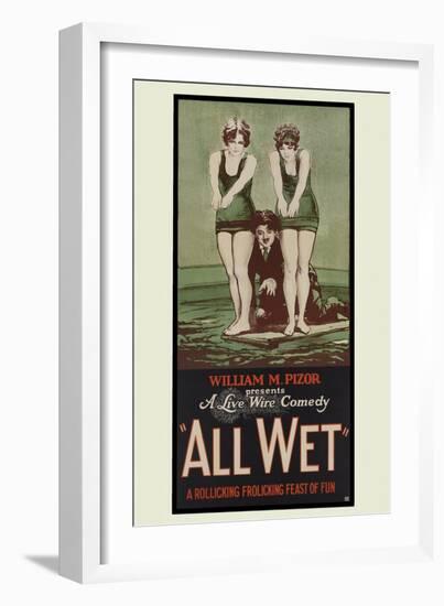 All Wet-William Pizor-Framed Art Print