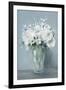 All White Blooms-Carol Robinson-Framed Art Print